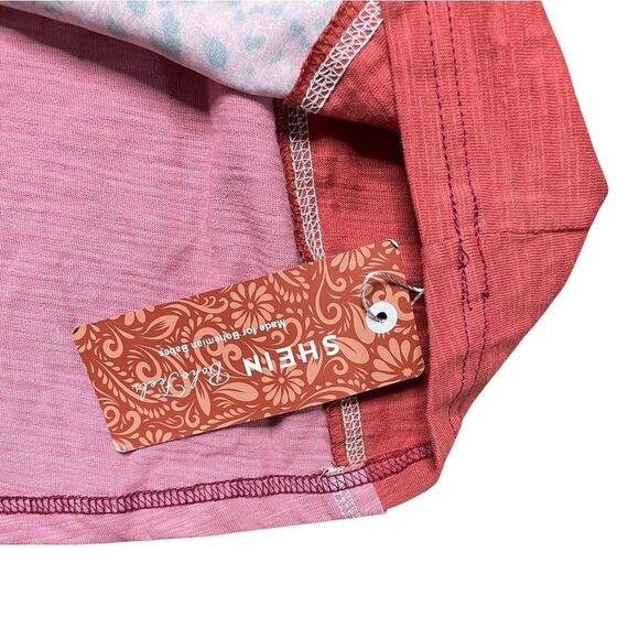 NWT Bohemian Oversized T-Shirt Pink Paisley Size Large - Picture 10 of 10